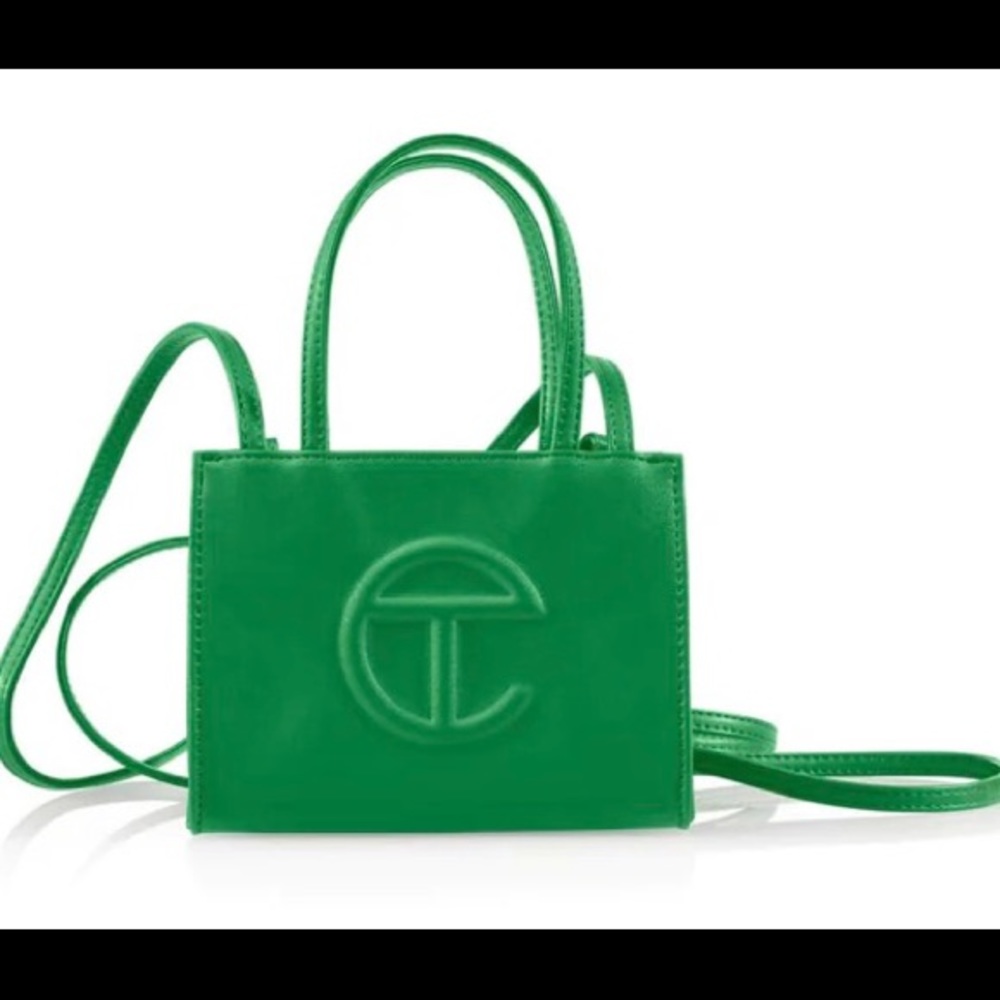 NEW Telfar Shopping Bag in Greenscreen